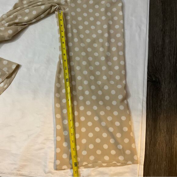 Sage the Label Polka Dot Print Cut Out Jumpsuit XS Preppy Retrogirl Glam Twee - Picture 8 of 10